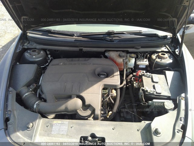 1G1ZA5E03AF281812 - 2010 CHEVROLET MALIBU LS GRAY photo 10