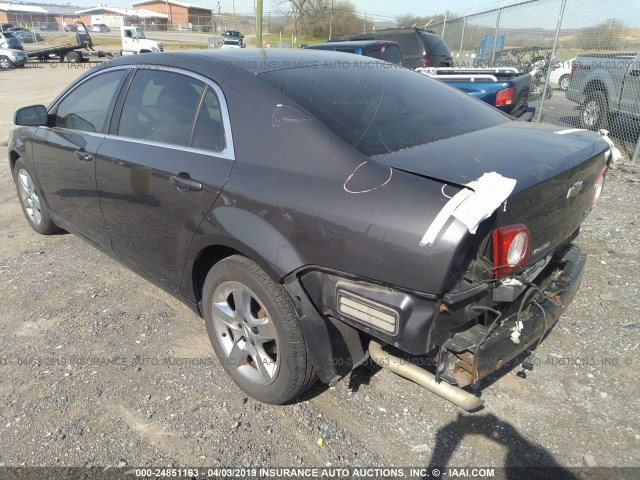 1G1ZA5E03AF281812 - 2010 CHEVROLET MALIBU LS GRAY photo 3
