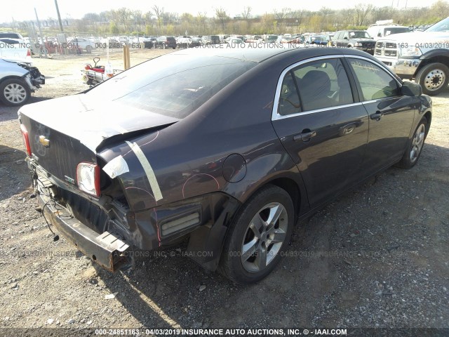 1G1ZA5E03AF281812 - 2010 CHEVROLET MALIBU LS GRAY photo 4