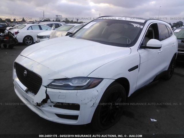 SADCK2BN3HA098852 - 2017 JAGUAR F-PACE PRESTIGE WHITE photo 2