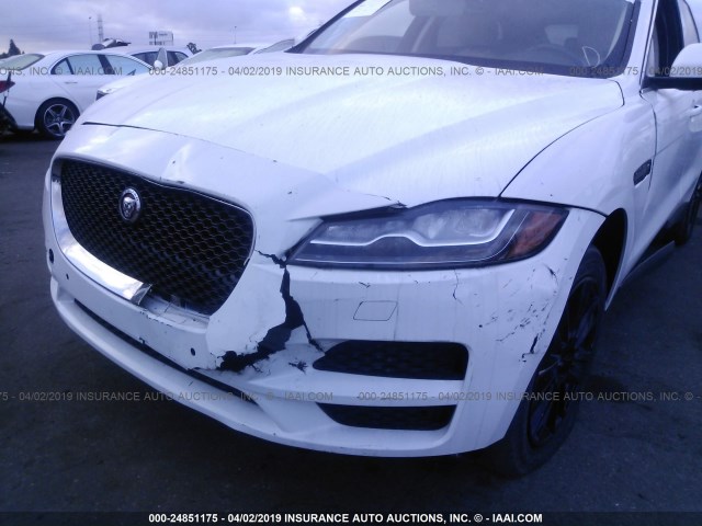 SADCK2BN3HA098852 - 2017 JAGUAR F-PACE PRESTIGE WHITE photo 6