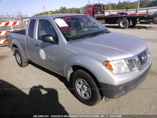 1N6BD0CTXDN744357 - 2013 NISSAN FRONTIER S/SV SILVER photo 1