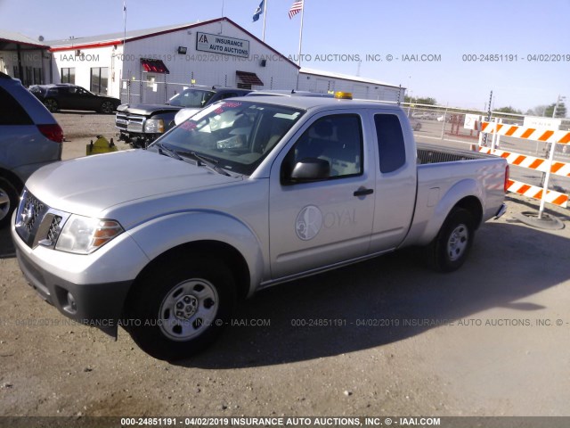 1N6BD0CTXDN744357 - 2013 NISSAN FRONTIER S/SV SILVER photo 2