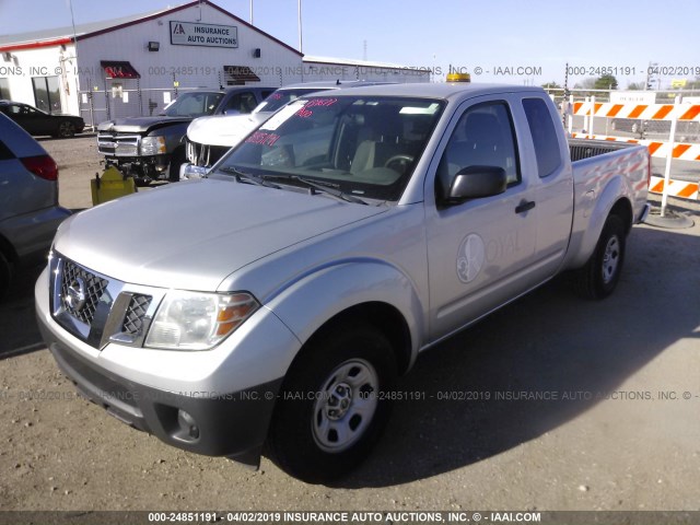 1N6BD0CTXDN744357 - 2013 NISSAN FRONTIER S/SV SILVER photo 6