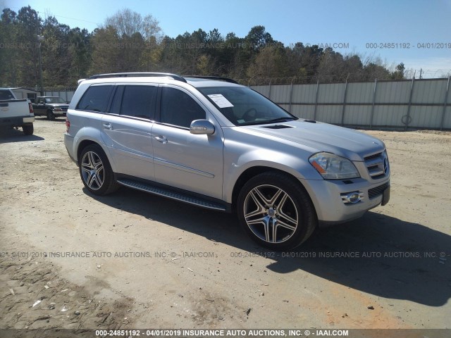 4JGBF71E47A280385 - 2007 MERCEDES-BENZ GL 450 4MATIC SILVER photo 1