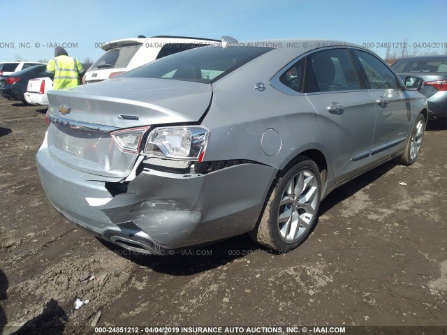 1G1105S30KU105117 - 2019 CHEVROLET IMPALA PREMIER SILVER photo 4