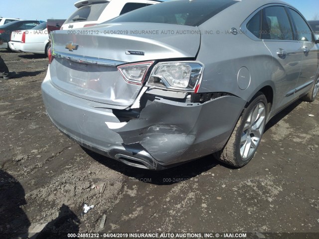 1G1105S30KU105117 - 2019 CHEVROLET IMPALA PREMIER SILVER photo 6