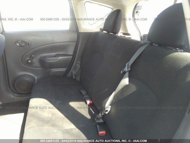 3N1CE2CP5EL436164 - 2014 NISSAN VERSA NOTE S/S PLUS/SV/SL SILVER photo 8