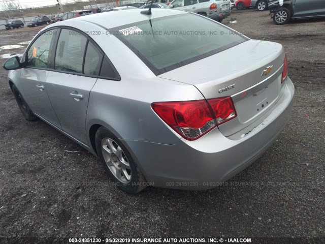 1G1PA5SH7D7101263 - 2013 CHEVROLET CRUZE LS SILVER photo 3