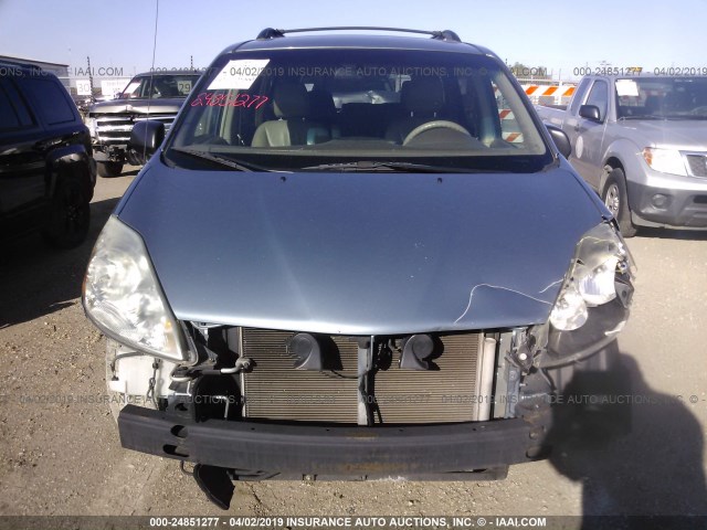 5TDZK23C69S267978 - 2009 TOYOTA SIENNA CE/LE Light Blue photo 6