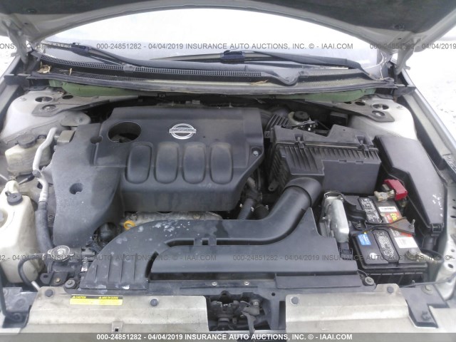 1N4AL24E48C103306 - 2008 NISSAN ALTIMA 2.5S SILVER photo 10