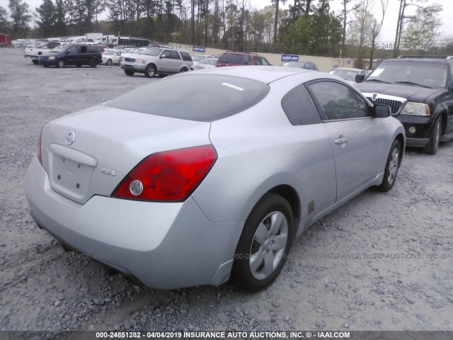 1N4AL24E48C103306 - 2008 NISSAN ALTIMA 2.5S SILVER photo 4