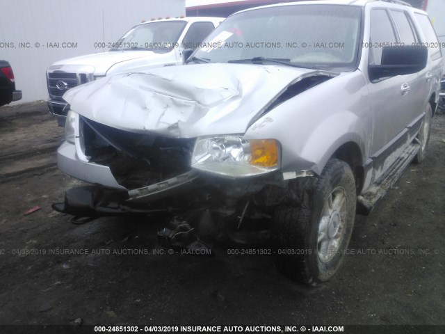 1FMPU16555LA99282 - 2005 FORD EXPEDITION XLT SILVER photo 6