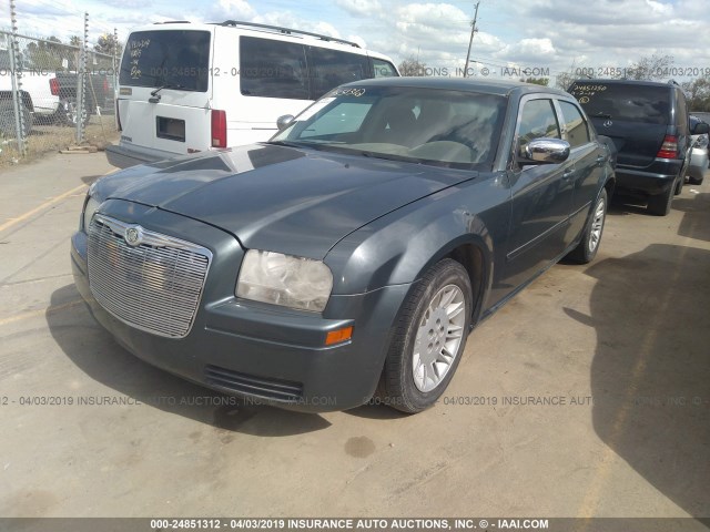 2C3KA43R86H180179 - 2006 CHRYSLER 300 BLUE photo 2