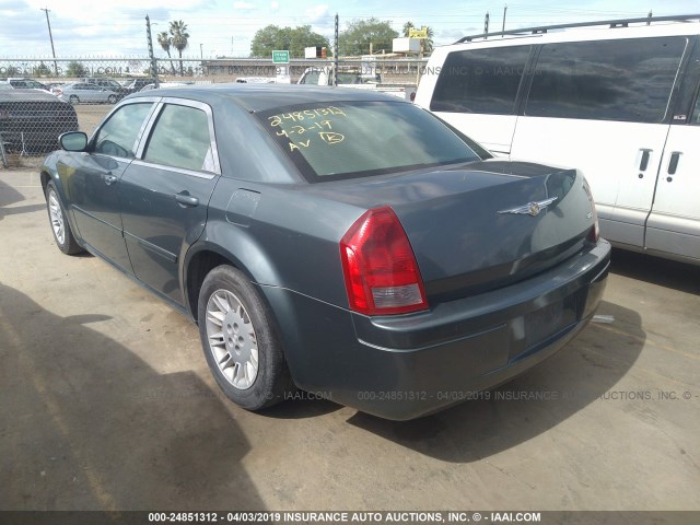 2C3KA43R86H180179 - 2006 CHRYSLER 300 BLUE photo 3