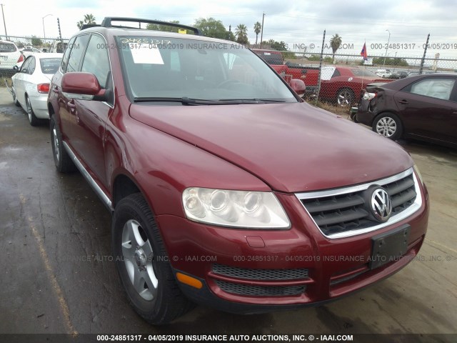 WVGZG77L36D031509 - 2006 VOLKSWAGEN TOUAREG 3.2 RED photo 1