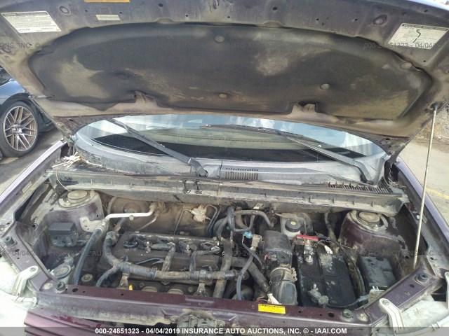 JTLKT324640157401 - 2004 TOYOTA SCION XB BURGUNDY photo 10