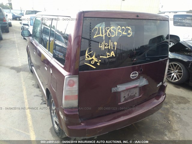 JTLKT324640157401 - 2004 TOYOTA SCION XB BURGUNDY photo 3