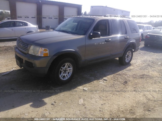 1FMZU63K83UA53078 - 2003 FORD EXPLORER XLT/XLT SPORT/NBX GRAY photo 2