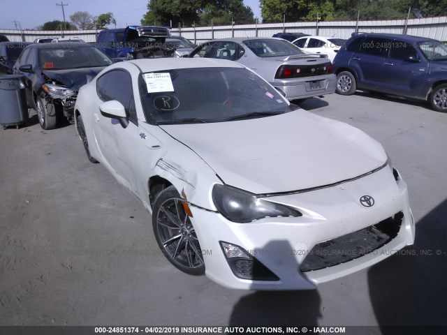 JF1ZNAA12D1719181 - 2013 TOYOTA SCION FR-S WHITE photo 1