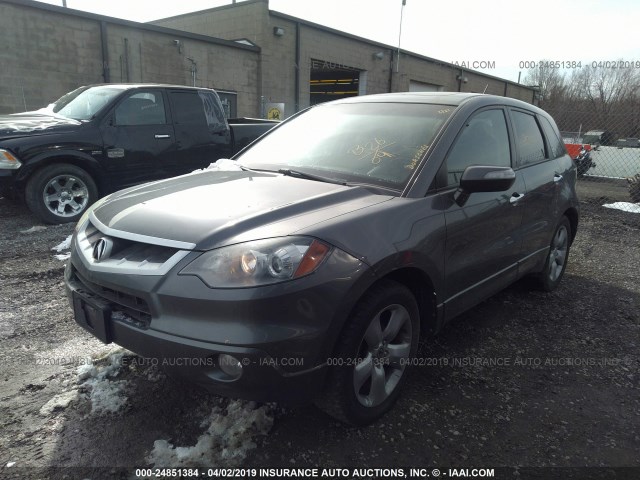 5J8TB18529A004220 - 2009 ACURA RDX TECHNOLOGY GRAY photo 2