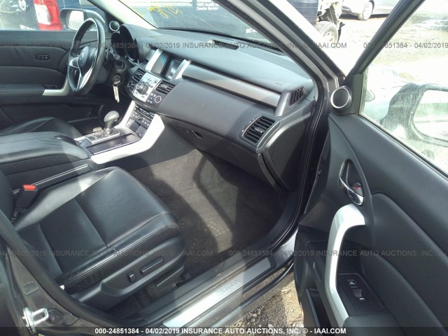 5J8TB18529A004220 - 2009 ACURA RDX TECHNOLOGY GRAY photo 5