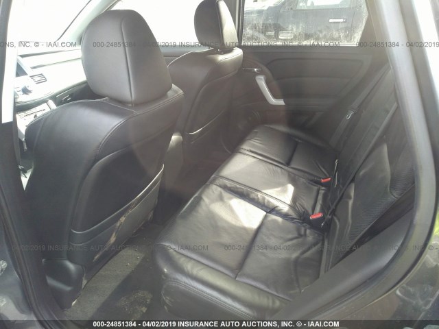 5J8TB18529A004220 - 2009 ACURA RDX TECHNOLOGY GRAY photo 8