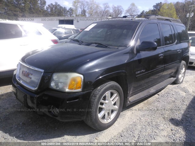 1GKET66M166159324 - 2006 GMC ENVOY DENALI XL BLACK photo 2