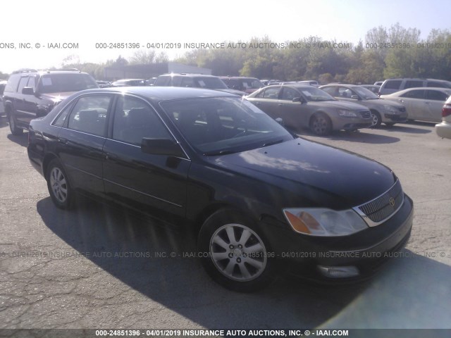 4T1BF28B02U231612 - 2002 TOYOTA AVALON XL/XLS BLACK photo 1