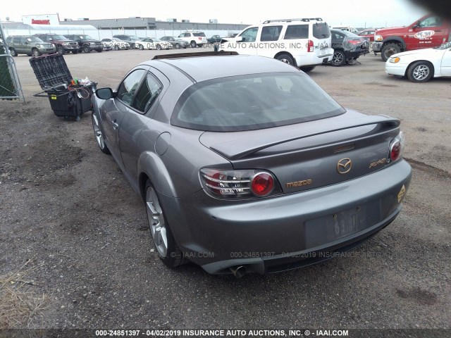 JM1FE17N950146942 - 2005 MAZDA RX8 GRAY photo 3