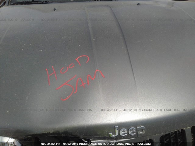 1J8GS48K87C663503 - 2007 JEEP GRAND CHEROKEE LAREDO/COLUMBIA/FREEDOM 银色 照片 10