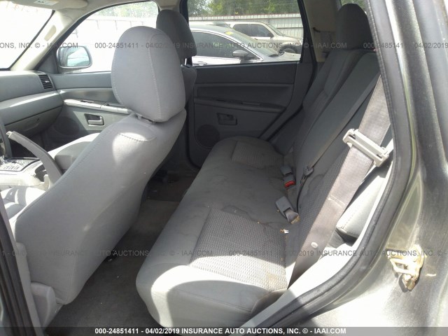 1J8GS48K87C663503 - 2007 JEEP GRAND CHEROKEE LAREDO/COLUMBIA/FREEDOM 银色 照片 8