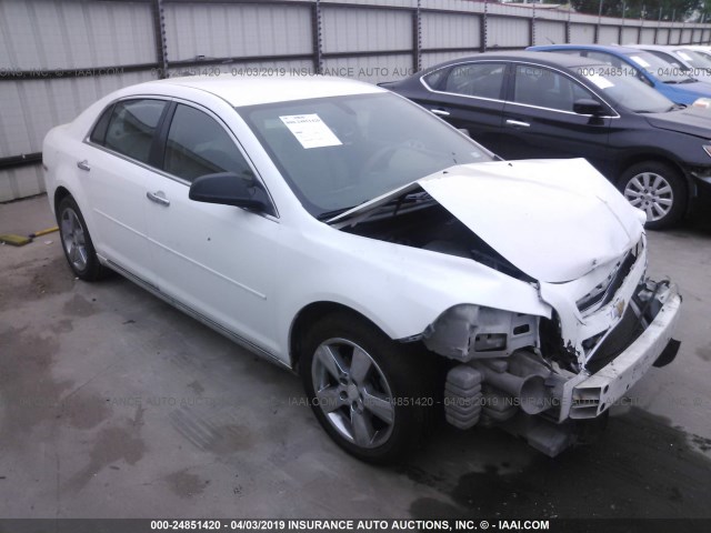 1G1ZD5EU5CF372478 - 2012 CHEVROLET MALIBU 2LT WHITE photo 1