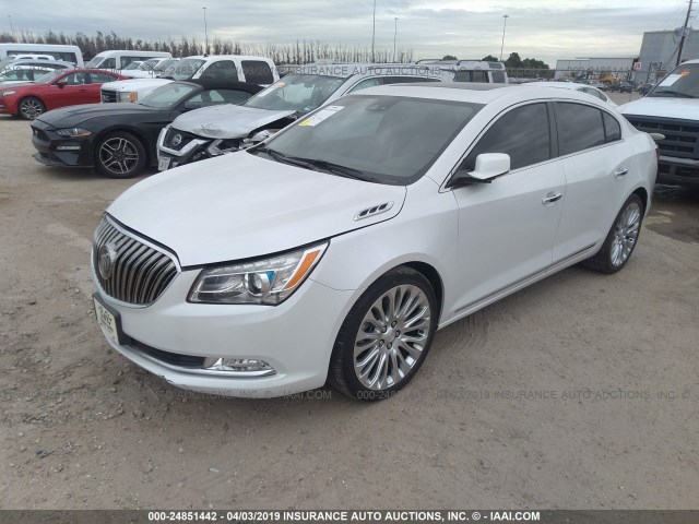 1G4GF5G36FF252864 - 2015 BUICK LACROSSE PREMIUM WHITE photo 2