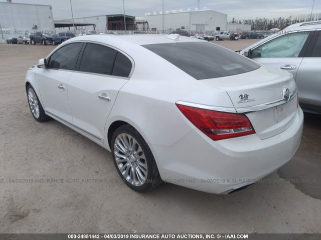 1G4GF5G36FF252864 - 2015 BUICK LACROSSE PREMIUM WHITE photo 3