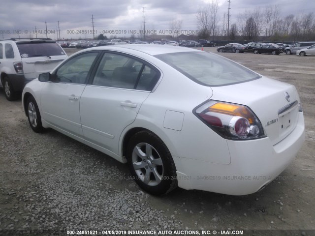 1N4AL21E08N504781 - 2008 NISSAN ALTIMA 2.5/2.5S WHITE photo 3