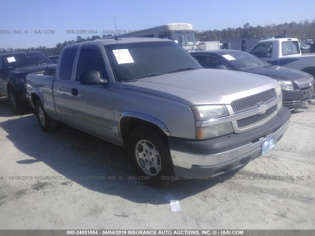 2GCEC19T241170984 - 2004 CHEVROLET SILVERADO C1500 GRAY photo 1