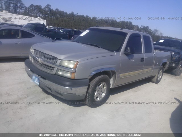 2GCEC19T241170984 - 2004 CHEVROLET SILVERADO C1500 GRAY photo 2