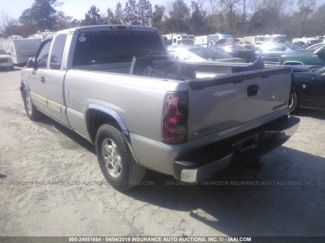 2GCEC19T241170984 - 2004 CHEVROLET SILVERADO C1500 GRAY photo 3