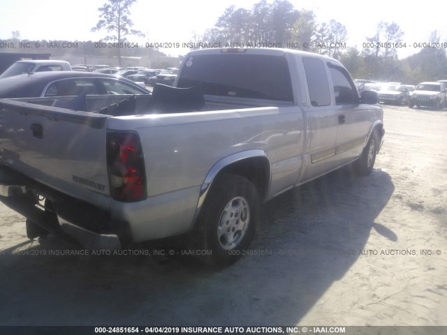 2GCEC19T241170984 - 2004 CHEVROLET SILVERADO C1500 GRAY photo 4