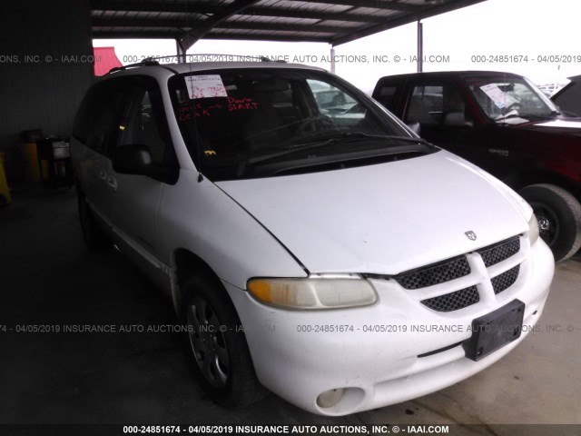 1B4GP44G9YB564011 - 2000 DODGE GRAND CARAVAN SE/SPORT WHITE photo 1