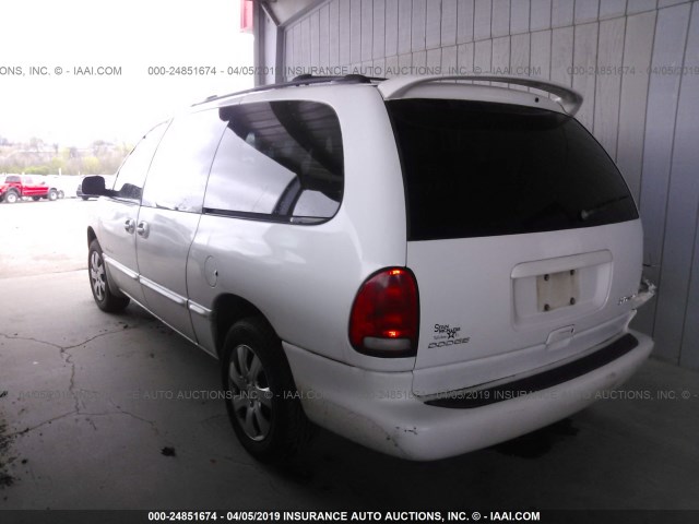 1B4GP44G9YB564011 - 2000 DODGE GRAND CARAVAN SE/SPORT WHITE photo 3