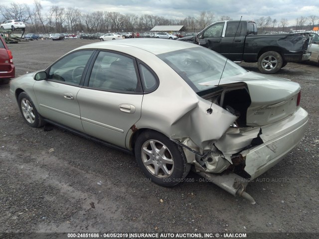 1FAFP56U15A295582 - 2005 FORD TAURUS SEL GREEN photo 3