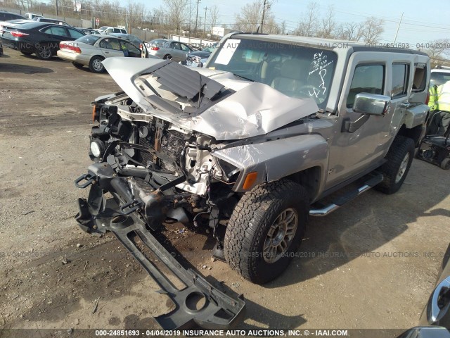 5GTDN136968214190 - 2006 HUMMER H3 TAN photo 2