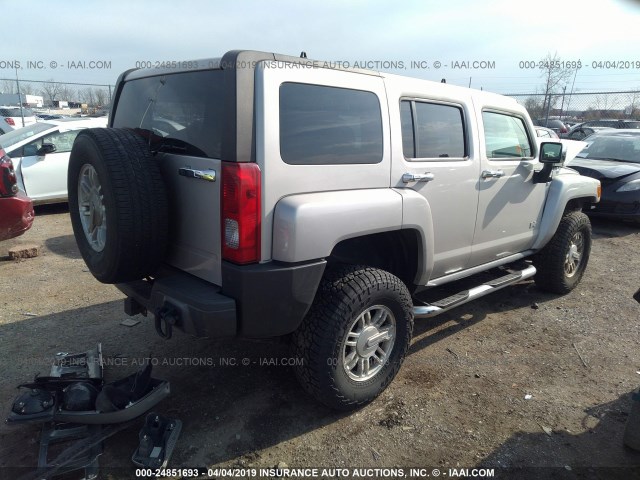 5GTDN136968214190 - 2006 HUMMER H3 TAN photo 4