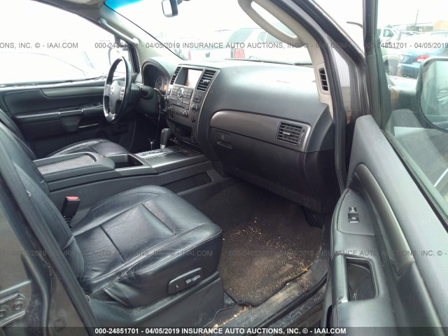 5N1BA08C98N614916 - 2008 NISSAN ARMADA SE/LE GRAY photo 5