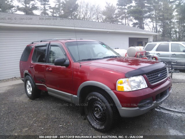 1FMZU73EX2ZA25350 - 2002 FORD EXPLORER XLT RED photo 1