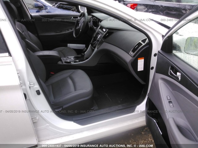 KMHEC4A41CA032861 - 2012 HYUNDAI SONATA HYBRID WHITE photo 5