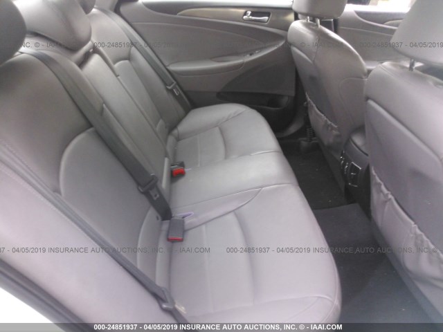 KMHEC4A41CA032861 - 2012 HYUNDAI SONATA HYBRID WHITE photo 8