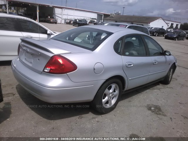 1FAFP55S63A144850 - 2003 FORD TAURUS SES SILVER photo 4